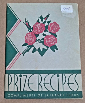 Vintage La France Flour Prize Recipes Booklet - Morten Milling Co. Dallas, TX